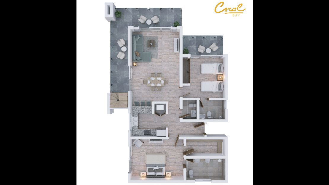 4_двухкомнатная 150m2  - photography